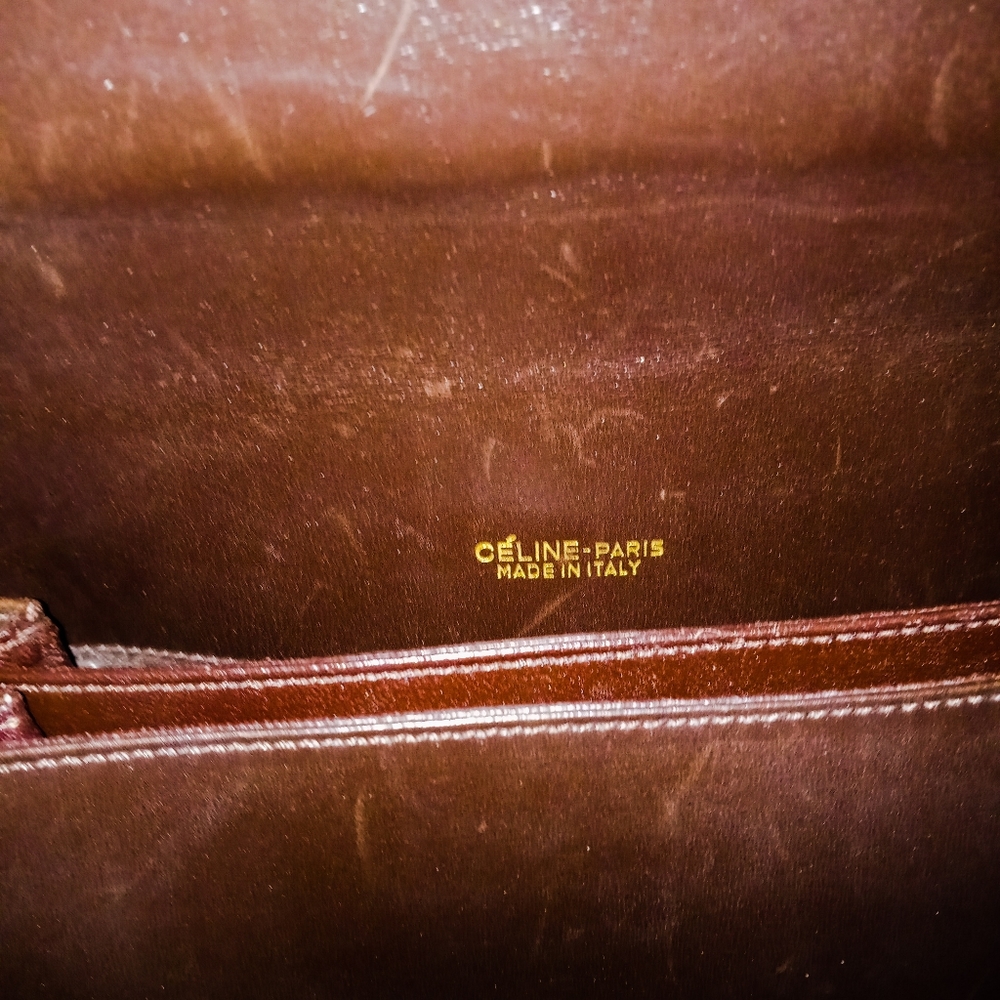 Celine 1980's leather crossbody - Picture 4 of 4